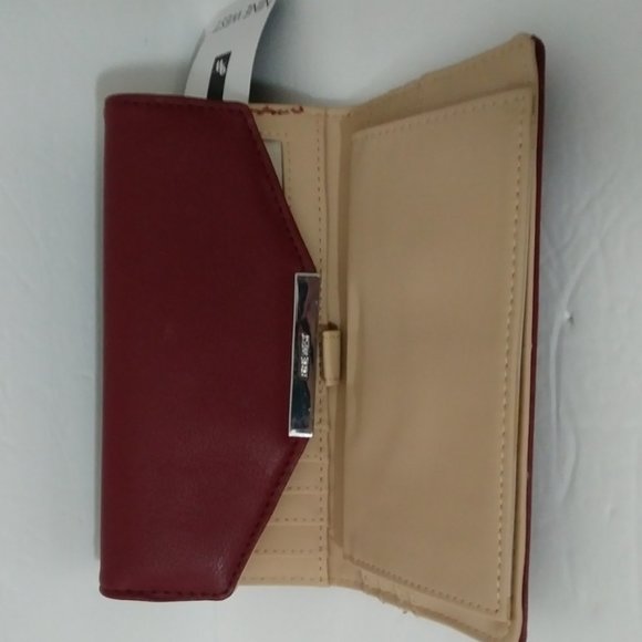 Nine West Raspberry Checkbook Wallet - Picture 9 of 13
